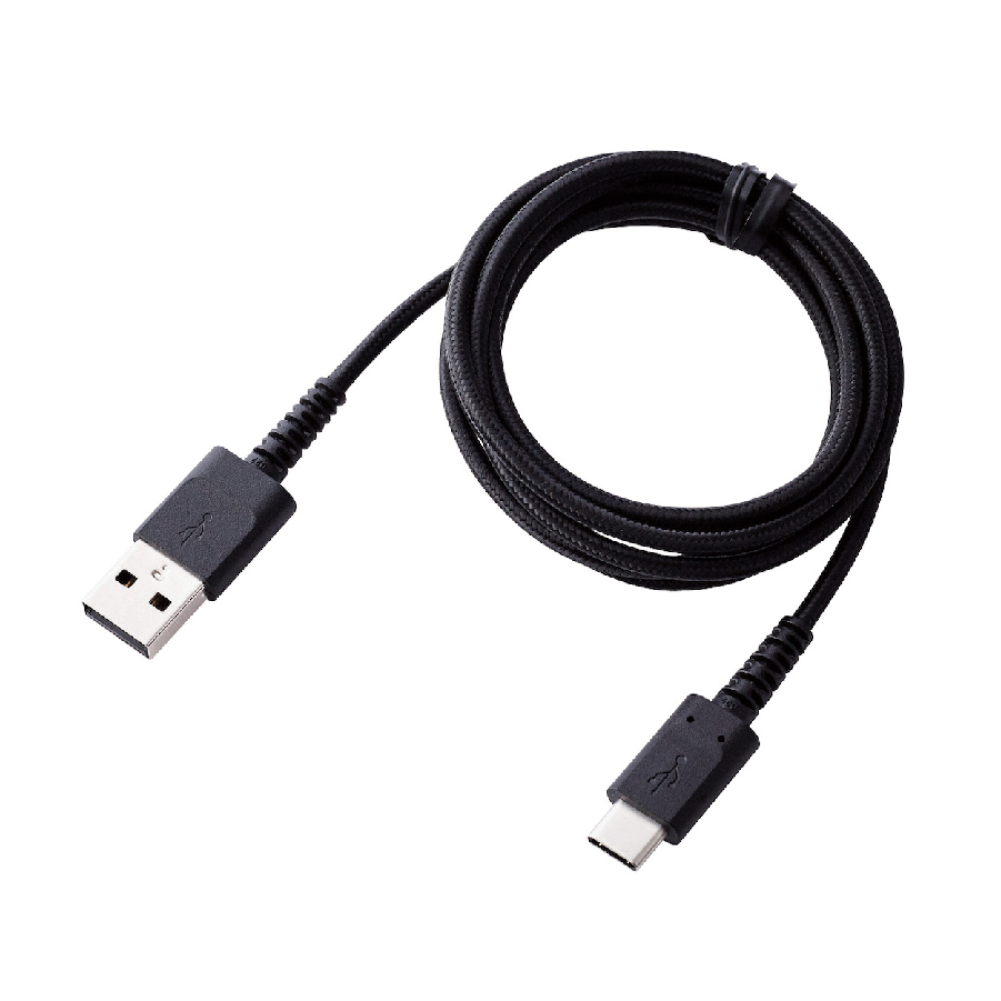 Cáp USB A - Type C bọc nylon ELECOM MPA-ACS