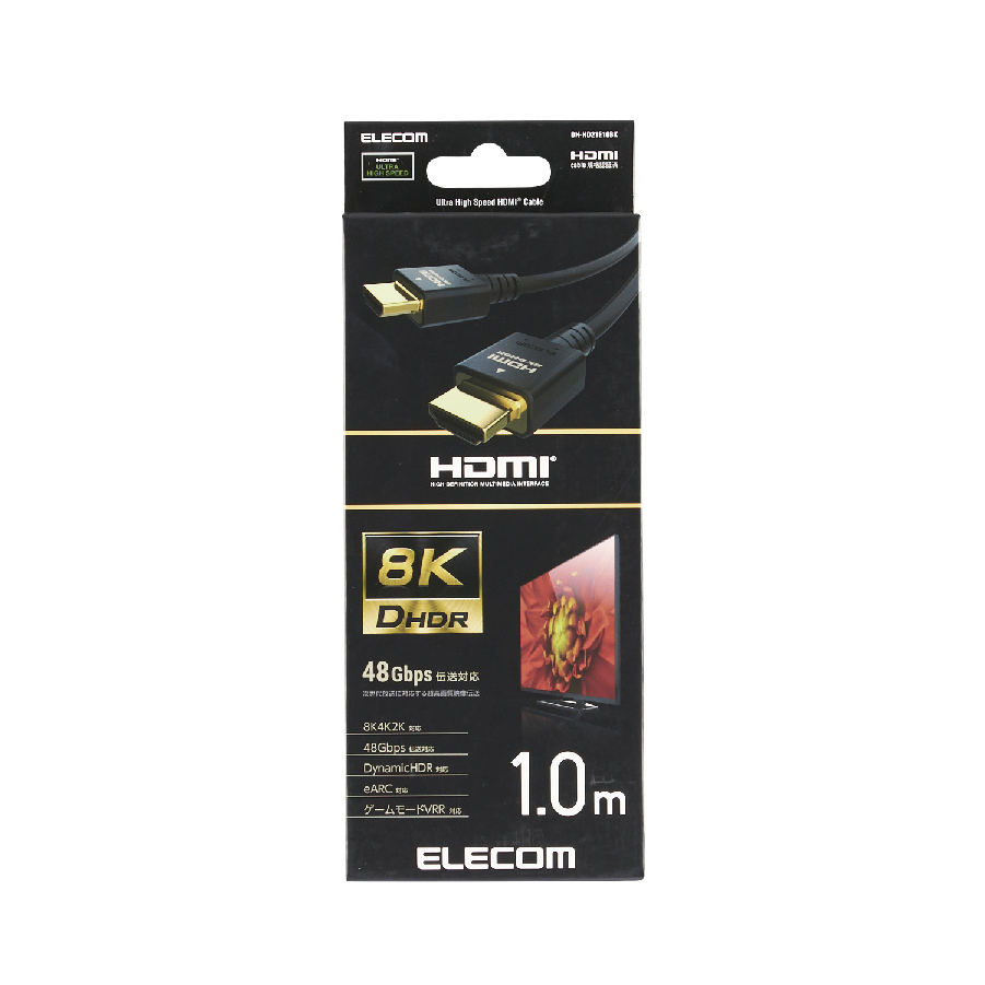 Cáp HDMI 8K HDR 48Gbps ELECOM DH-HD21E