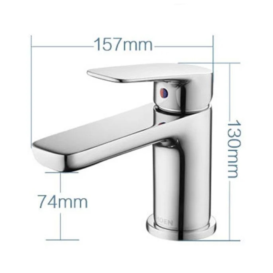 Vòi chậu lavabo nóng lạnh xả ty dòng York Moen- GN10121