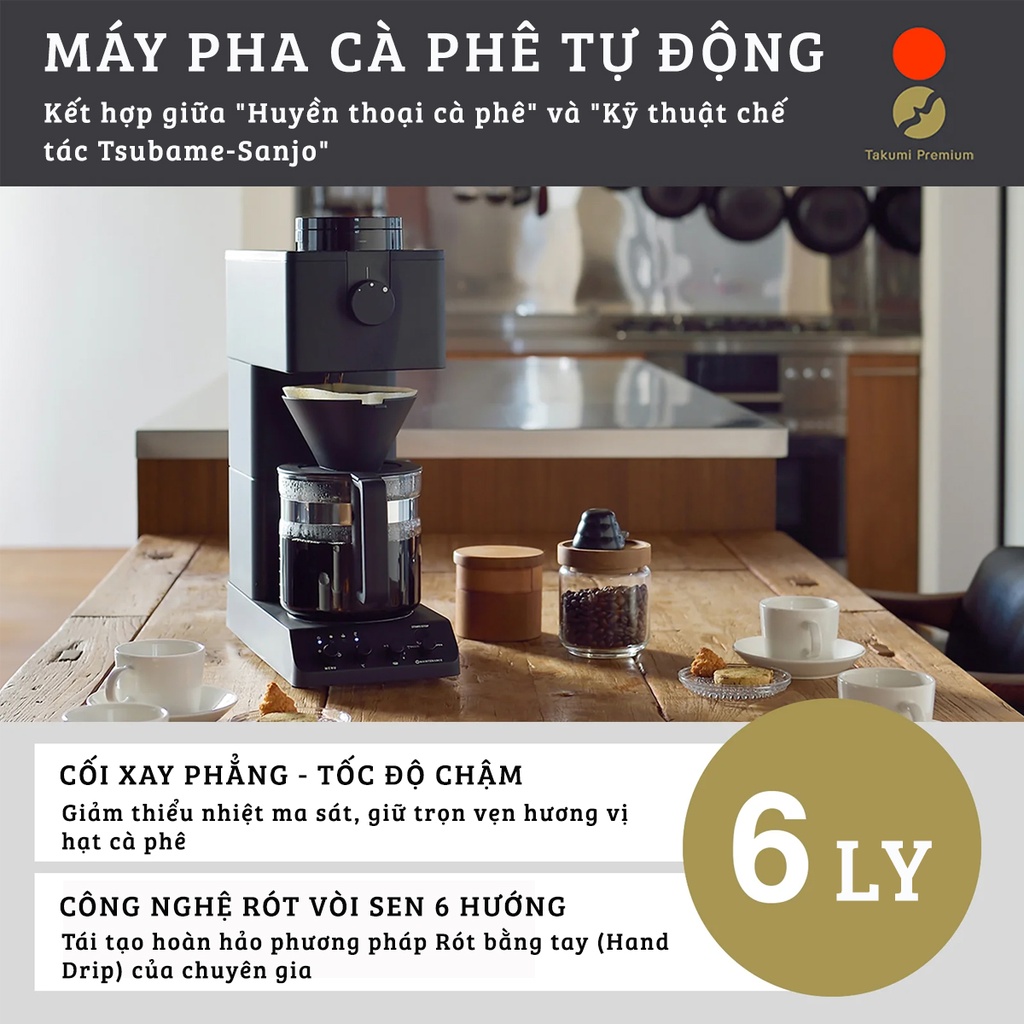 Máy Pha Cà Phê Tự Động Twinbird CM-D465B