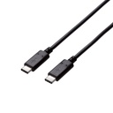 Dây cáp USB chuẩn C (C-C), 1.0m ELECOM MPA-CC10NBK