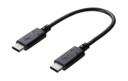 Dây cáp USB chuẩn C (C-C), 1.0m ELECOM MPA-CC10NBK