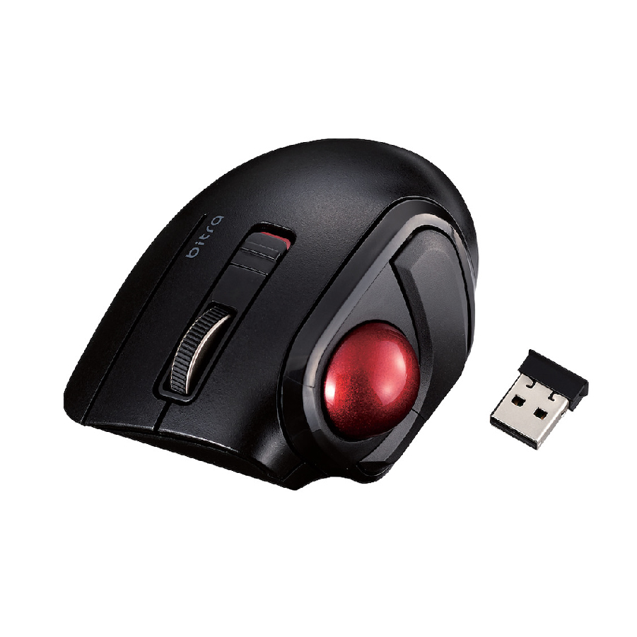 ELECOM Wireless mobile trackball M-MT1DRSBK