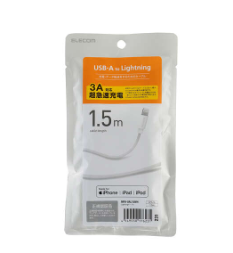 Cáp Lightning 1.5m ELECOM MPA-FUAL15WH