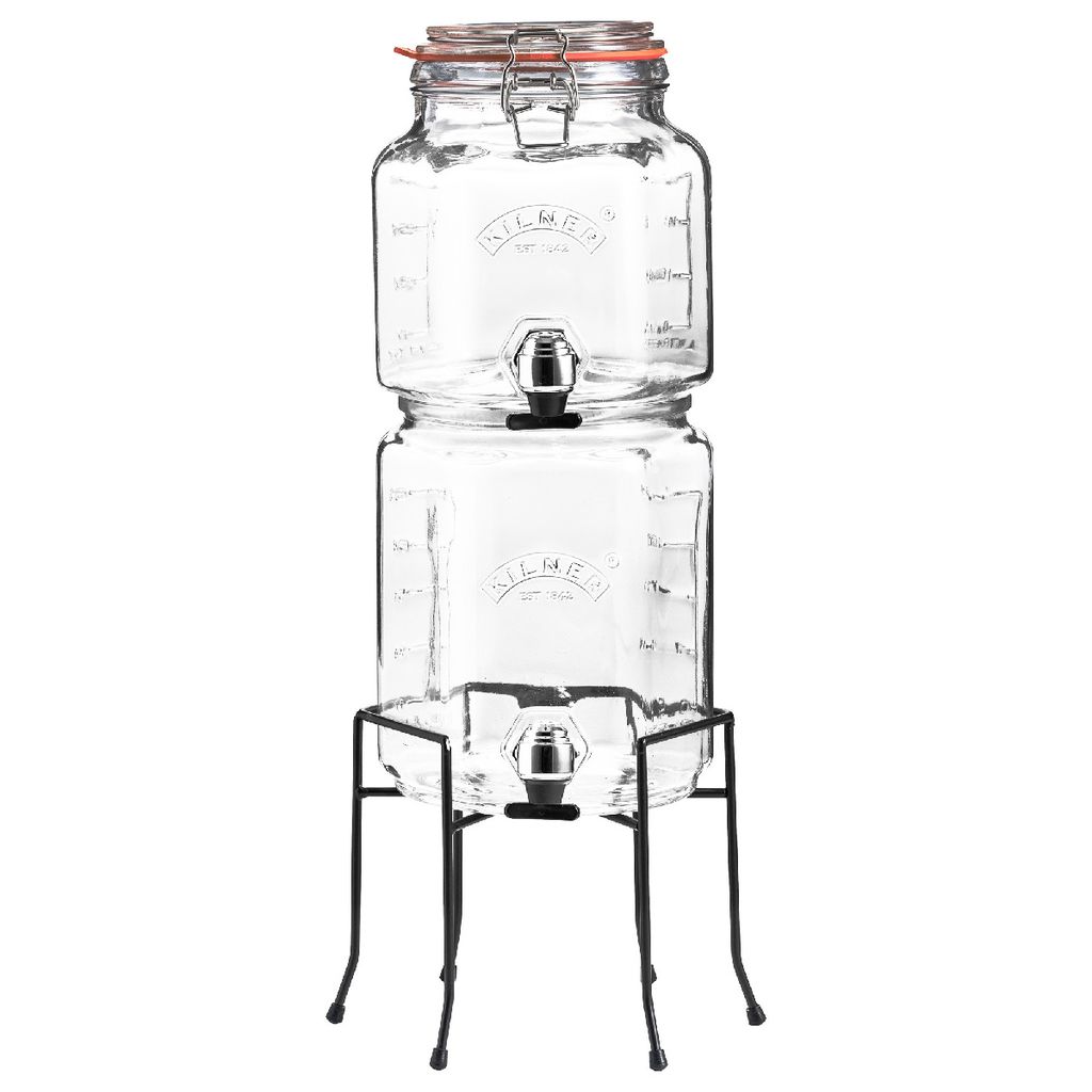 KILNER Stackable Jar Set With Taps & Stand 0025.004