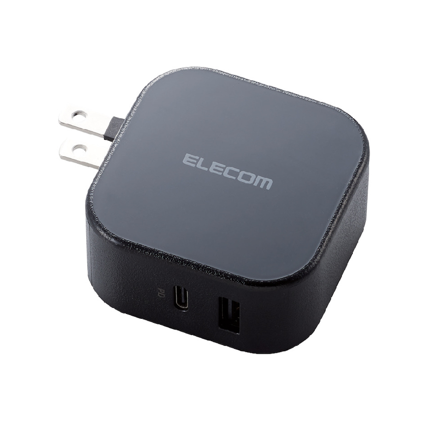 AC Adapter Type-C & USB-A  20W + 12W (5V/3A, 5V/2.4A, 9V/2.24A) ELECOM MPA-ACCP20