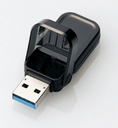 USB 64GB 3.1(Gen1)/3.0  ELECOM MF-FCU3064GBK