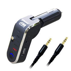 [KD-165] Bộ kết nối âm thanh FM xe hơi USB 2.4A KASHIMURA KD-165