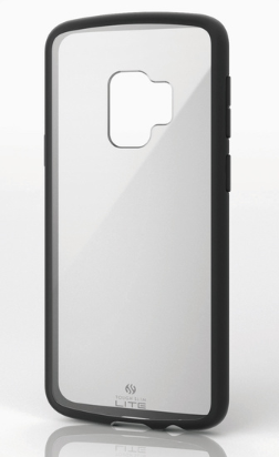 [PM-GS9TSLCR] Ốp lưng Galaxy S9 trong suốt viền đen ELECOM PM-GS9TSLCR