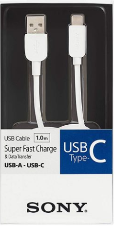 [CP-AC100/WC WW] Cáp USB chuẩn C 1.0m SONY CP-AC100/WC WW