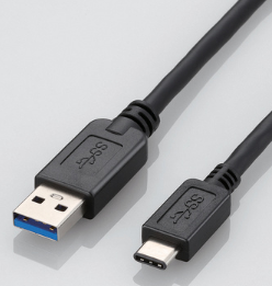 [USB3-AC20BK] Dây cáp USB3.0 Chuẩn C (A-C) 2.0m ELECOM USB3-AC20BK