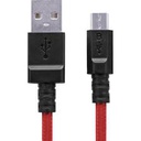 Dây cáp microUSB nylon 1.2m, 2A ELECOM MPA-AMBS2U12RD