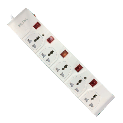 [ESL-VNI55] ELPA powertrip 5 way; 5 switch; 5m ELPA ESL-VNI55